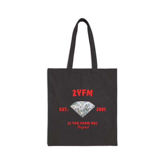 2YFM Diamond Tote Bag/Canvas Bag/Travel Bag