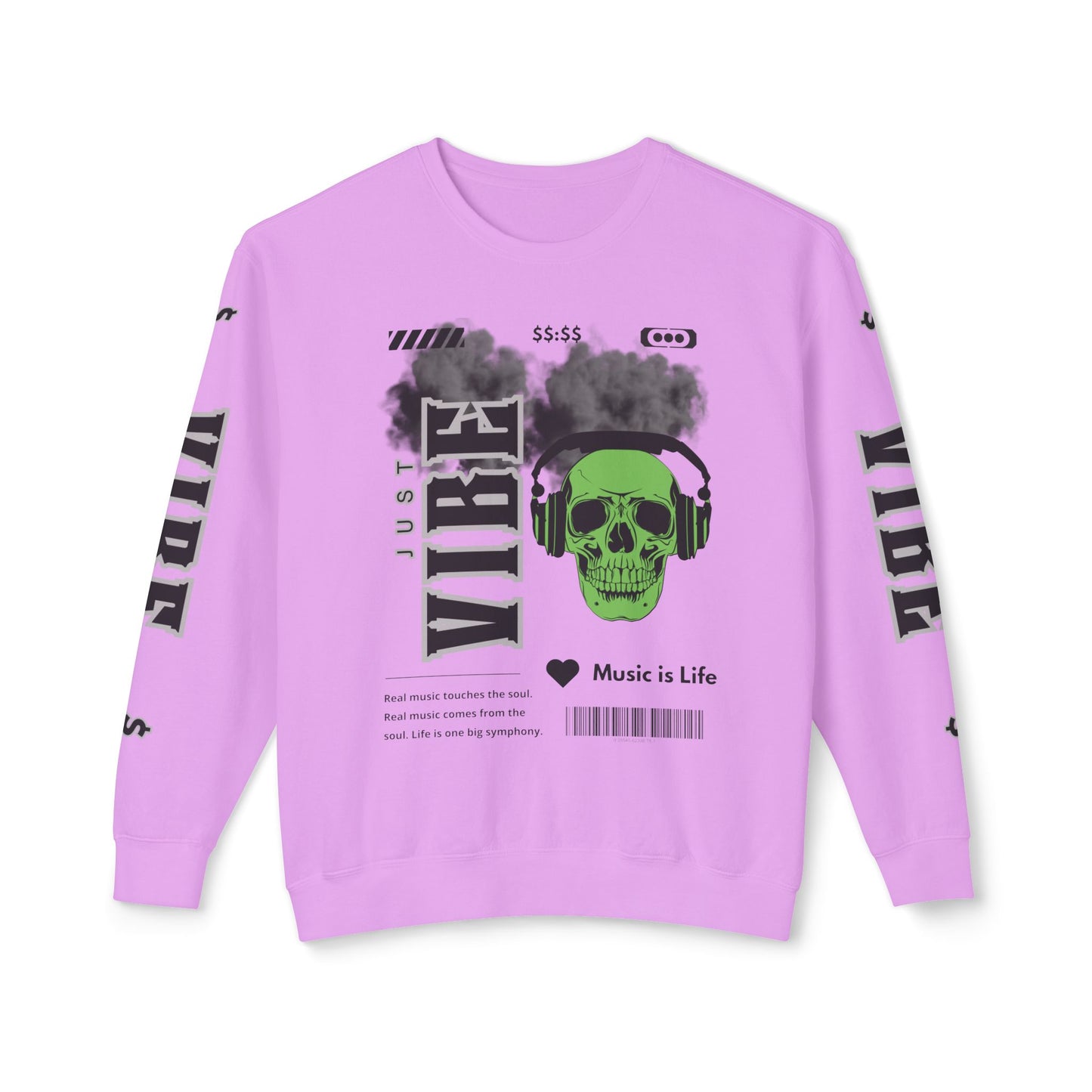 Just Vibe Swearshirt/ Unisex Lightweight Crewneck