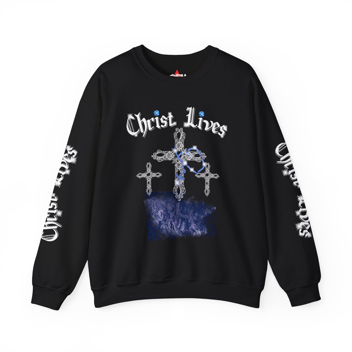 Christ lives Sweatshirt/Unisex Lightweight Crewneck Sweatshirt