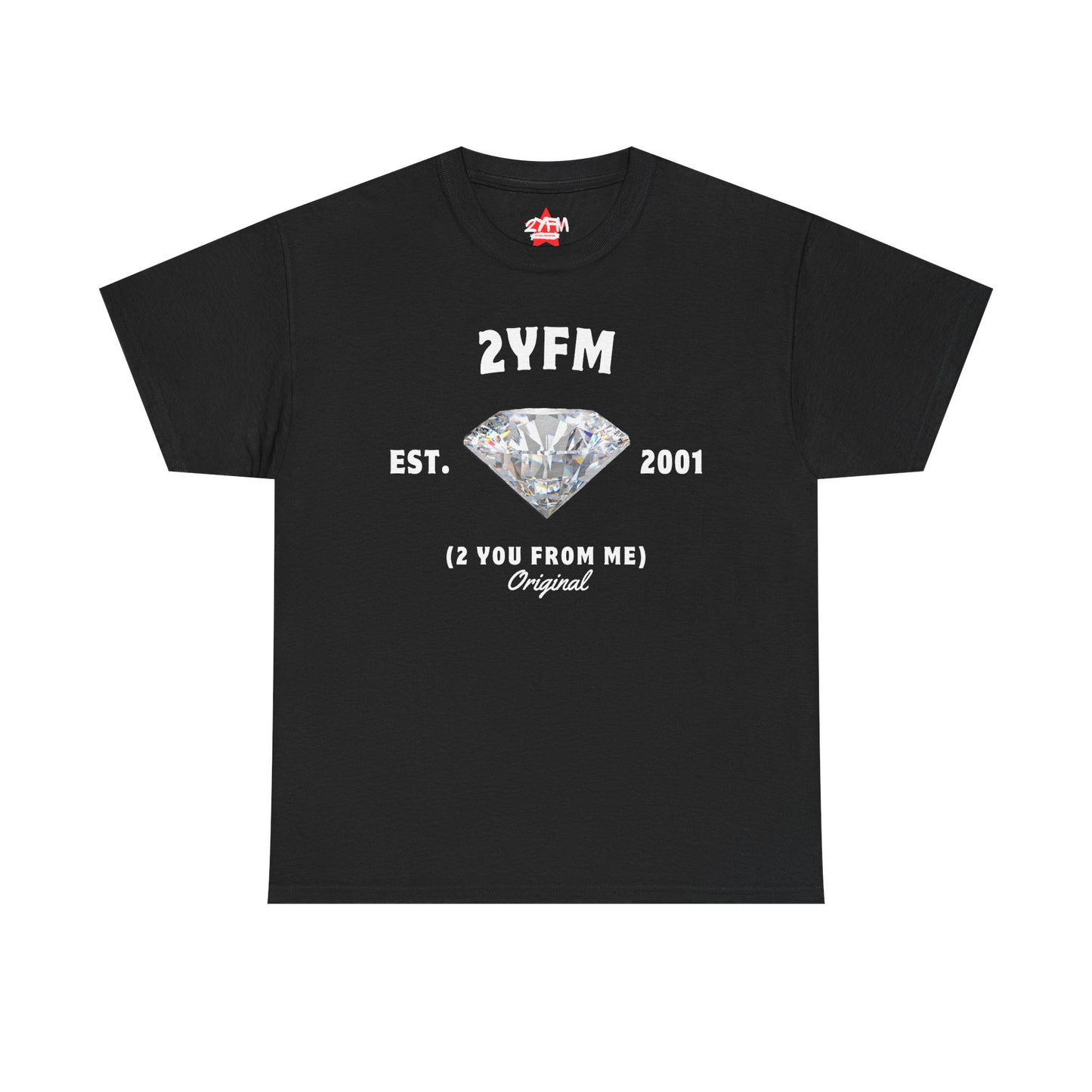 2YFM Diamond Unisex T-Shirt/ Unisex Black Tee