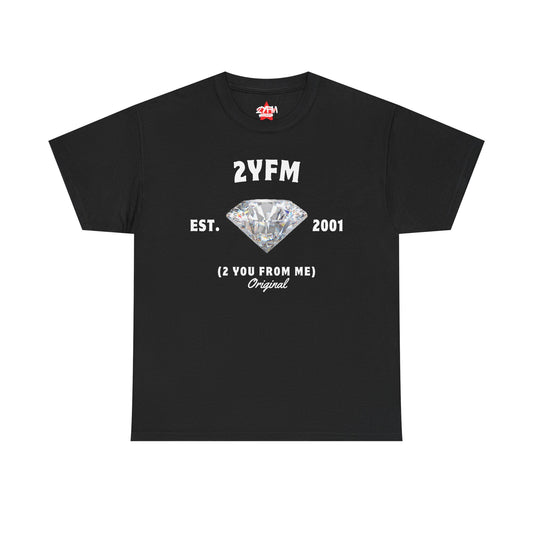 2YFM Diamond Unisex T-Shirt/ Unisex Black Tee